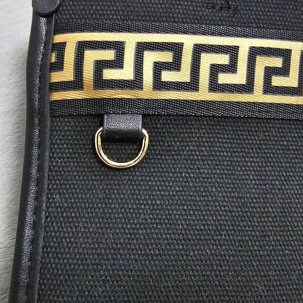 Versace Black and Gold Women's Bag - Picture 4 of 9